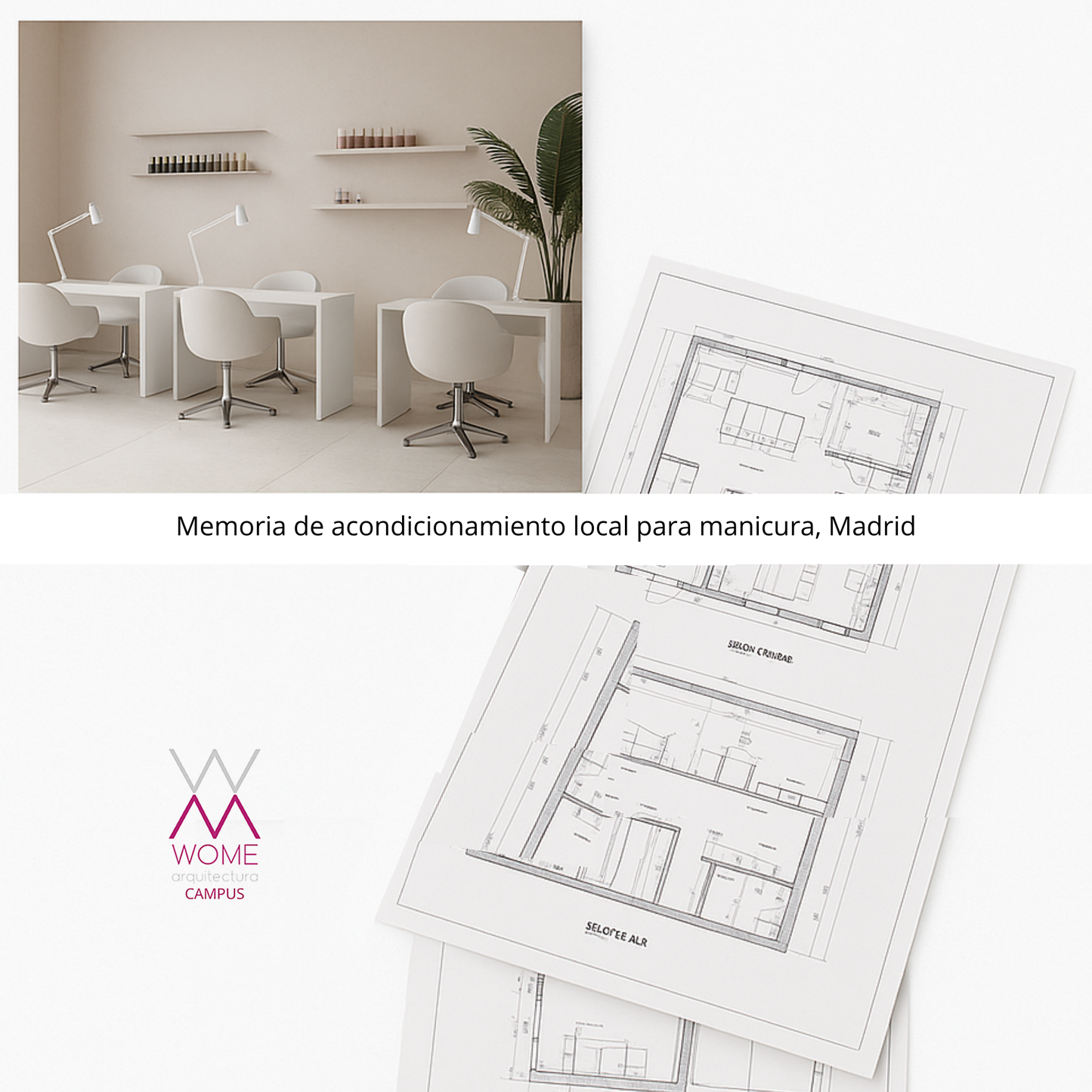 Memoria de acondicionamiento local para manicura, Madrid