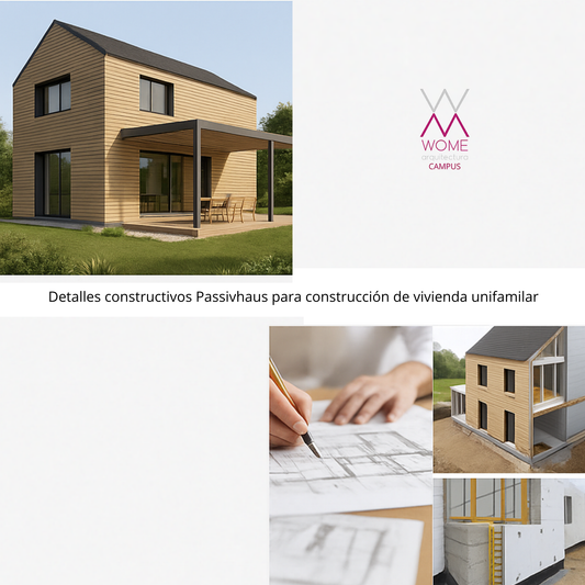 Detalles constructivos Passivhaus para construcción de vivienda UNIFAMILIAR