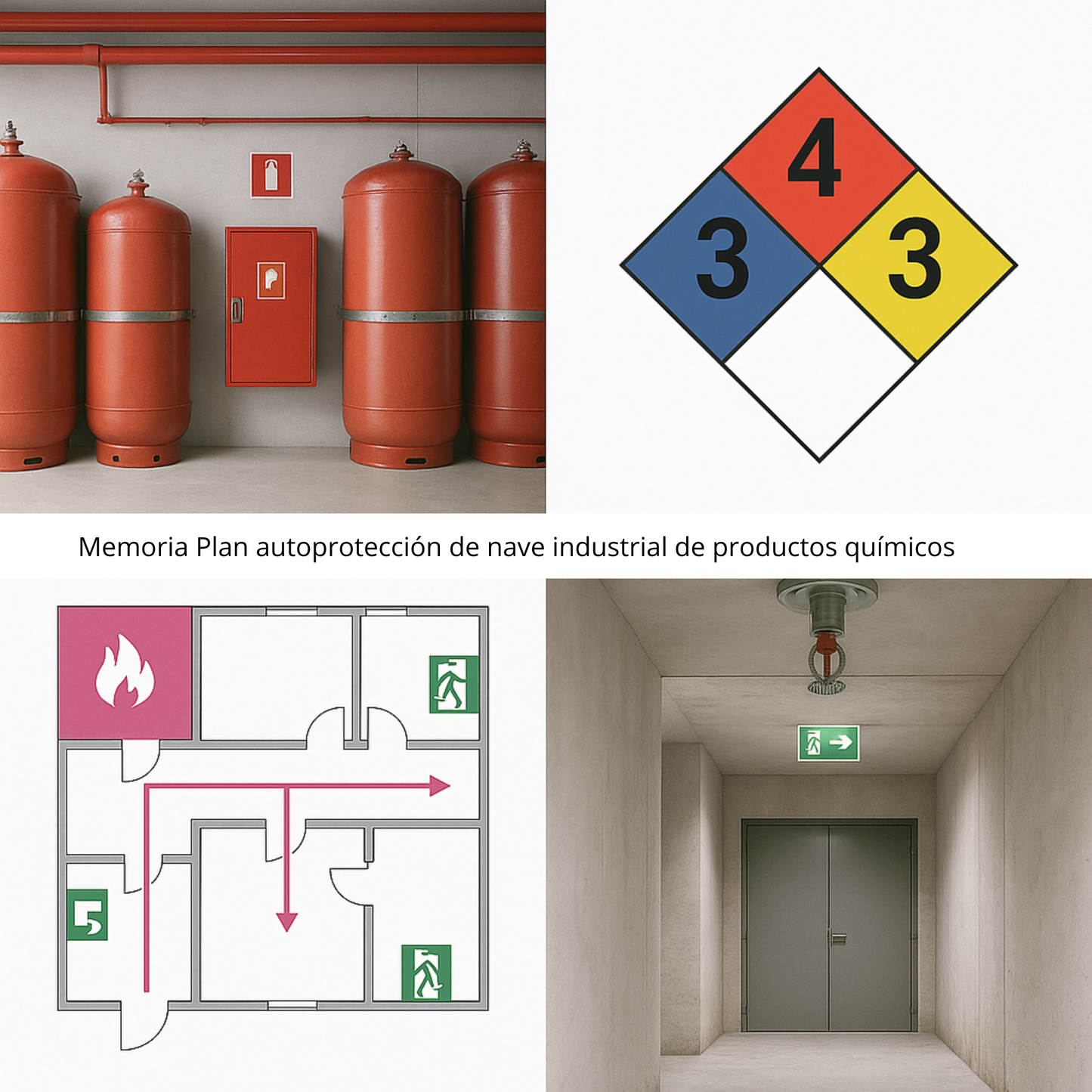 Memoria Plan autoprotección de nave industrial de productos químicos