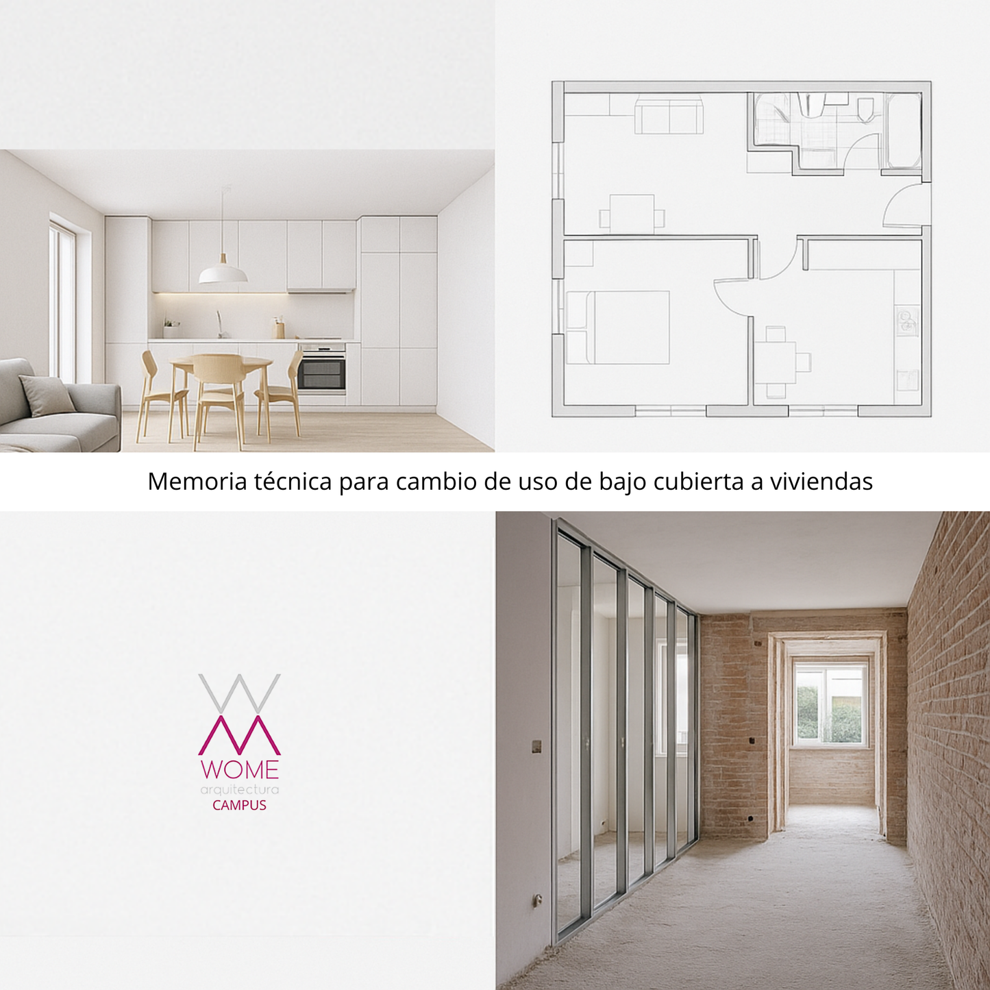 Memoria técnica para convertir buhardilla en viviendas